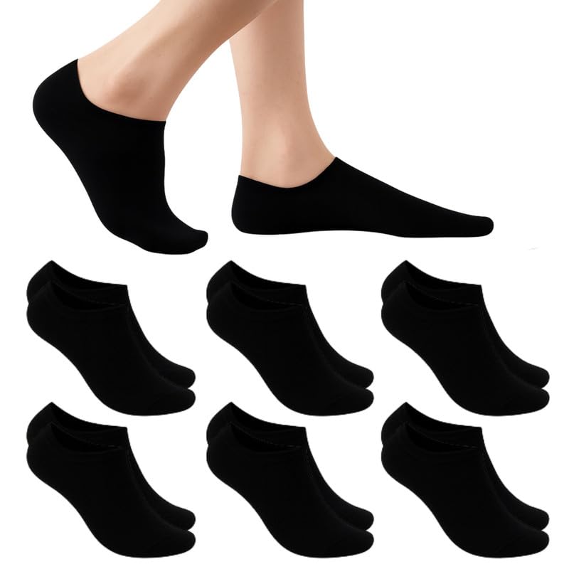 12 Paia Calzini UNISEX Corti in Cotone,  Taglie da 35 a 46, Traspiranti e Resistenti, Si Adattano Perfettamente Grazie alla Presenza di Elastane
