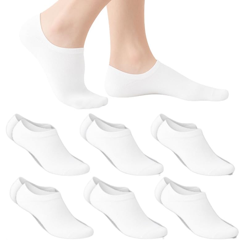 12 Paia Calzini UNISEX Corti in Cotone,  Taglie da 35 a 46, Traspiranti e Resistenti, Si Adattano Perfettamente Grazie alla Presenza di Elastane