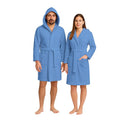 Accappatoio UNISEX Spugna con Cappuccio, Cotone Supreme Quality, Alto Potere Asciugante per Piscina, Palestra, Casa, Ospiti