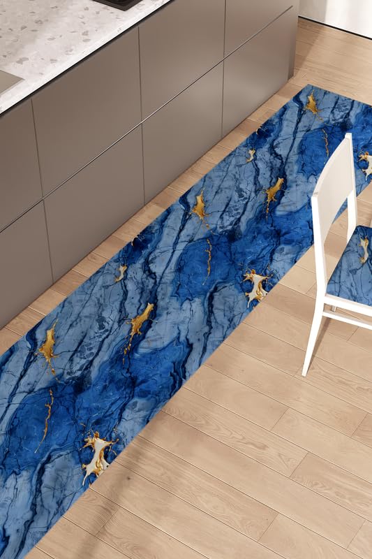 Tappeto Cucina Antiscivolo Lavabile 100% Vinile Gommato Antimacchia, Passatoia Cucina Antiscivolo Lavabile, Tappeti Runner Disponibili in Varie Metrature