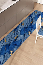 Tappeto Cucina Antiscivolo Lavabile 100% Vinile Gommato Antimacchia, Passatoia Cucina Antiscivolo Lavabile, Tappeti Runner Disponibili in Varie Metrature