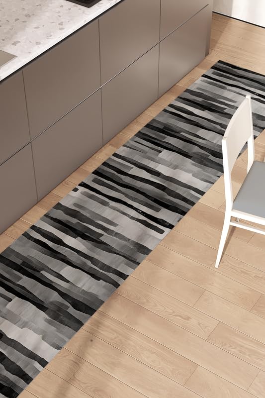 Tappeto Cucina Antiscivolo Lavabile 100% Vinile Gommato Antimacchia, Passatoia Cucina Antiscivolo Lavabile, Tappeti Runner Disponibili in Varie Metrature