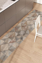 Tappeto Cucina Antiscivolo Lavabile 100% Vinile Gommato Antimacchia, Passatoia Cucina Antiscivolo Lavabile, Tappeti Runner Disponibili in Varie Metrature
