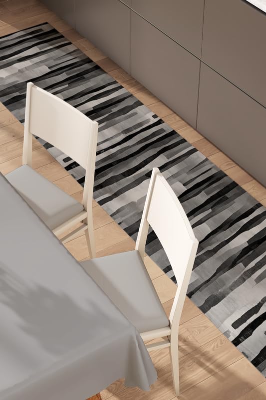 Tappeto Cucina Antiscivolo Lavabile 100% Vinile Gommato Antimacchia, Passatoia Cucina Antiscivolo Lavabile, Tappeti Runner Disponibili in Varie Metrature