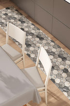 Tappeto Cucina Antiscivolo Lavabile 100% Vinile Gommato Antimacchia, Passatoia Cucina Antiscivolo Lavabile, Tappeti Runner Disponibili in Varie Metrature