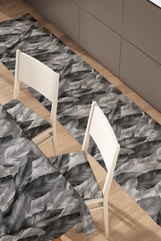 Tappeto Cucina Antiscivolo Lavabile 100% Vinile Gommato Antimacchia, Passatoia Cucina Antiscivolo Lavabile, Tappeti Runner Disponibili in Varie Metrature
