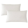 Set Copricuscini Letto con Zip, Copricuscino 50x80 Massaggiante 4 Stagioni, Tessuto Anallergico, Antiacaro, Igienico, Traspirante e Perfetto per Tutte Le Stagioni, Copri Cuscini