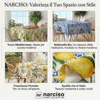 Tovaglia in Poliestere Durevole con Trattamento NO STIRO Made in Italy