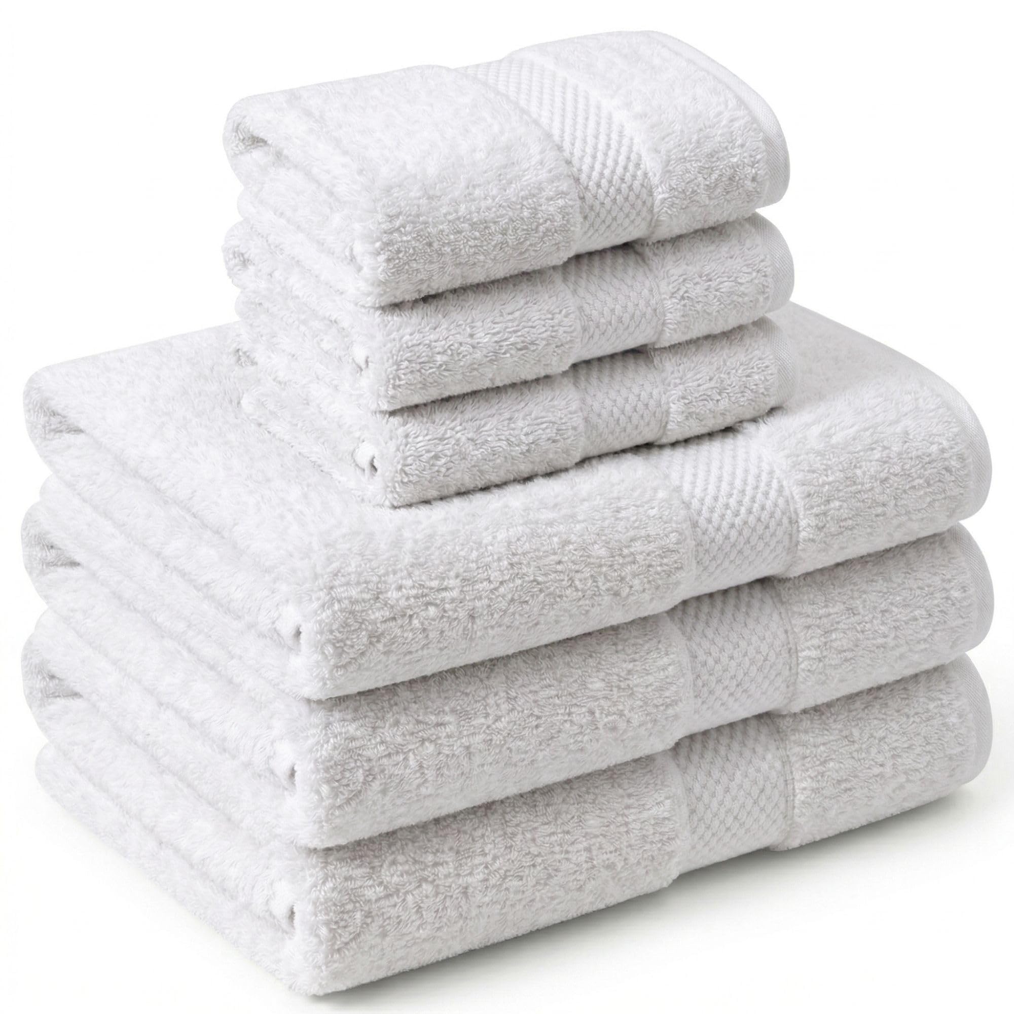 Set Asciugamani Bagno 2 Pezzi: Viso (50x100 cm) & Bidet (40x60 cm)