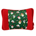 NARCISO Borsa Acqua Calda Elettrica per Ciclo, Mani, Schiena, Riscaldante, Scaldino Elettrico da Letto Scaldaletto Portatile, Boule Acqua Calda Elettrica, Sicura, Riscalda Velocemente (Doggy Xmas)