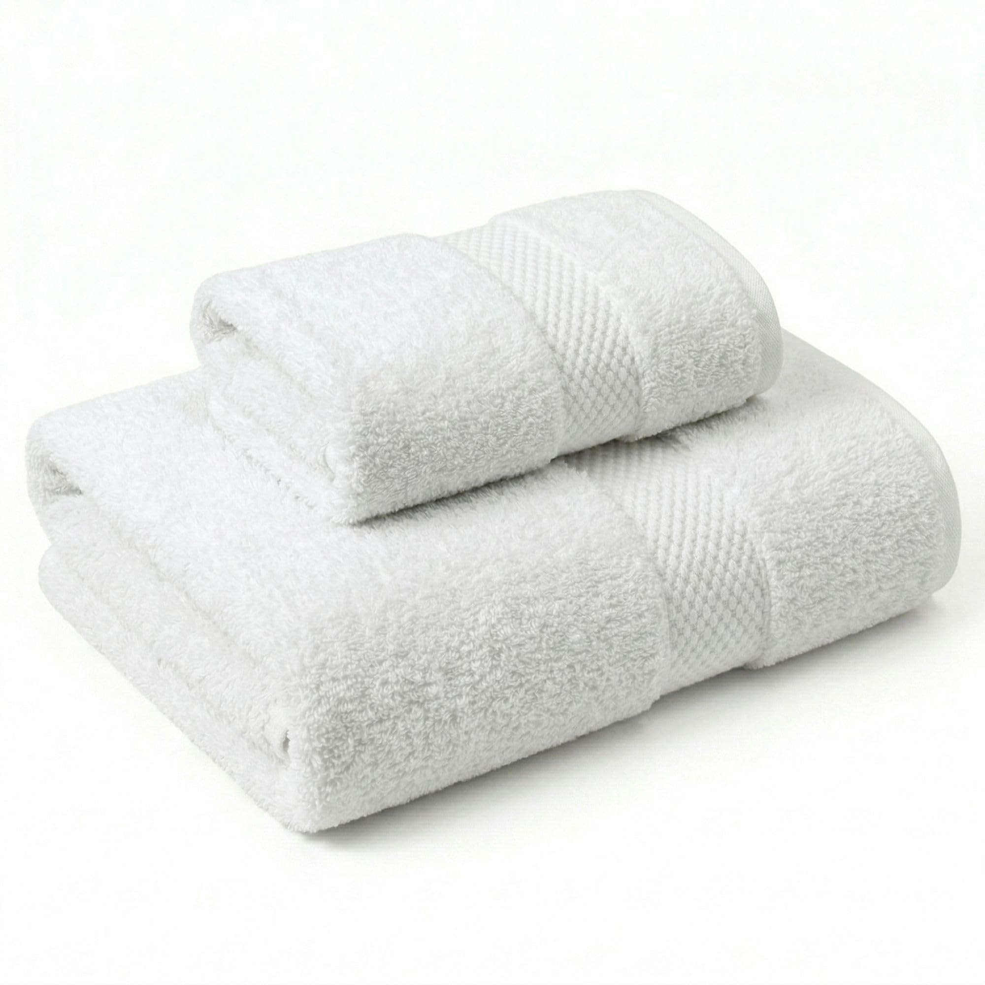 Set Asciugamani Bagno 2 Pezzi: Viso (50x100 cm) & Bidet (40x60 cm)