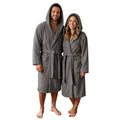 Accappatoio UNISEX con Cappuccio in Spugna Morbida di Cotone, Alto Potere Asciugante
