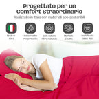 Lenzuola Letto Cotone Made in Italy, Completo Letto - Diversi colori - 3 TAGLIE