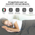 Lenzuola Letto Cotone Made in Italy, Completo Letto - Diversi colori - 3 TAGLIE