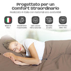 Lenzuola Letto Cotone Made in Italy, Completo Letto - Diversi colori - 3 TAGLIE