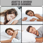 NARCISO Coppia Cuscini Letto Matrimoniale Morbidi Made in Italy
