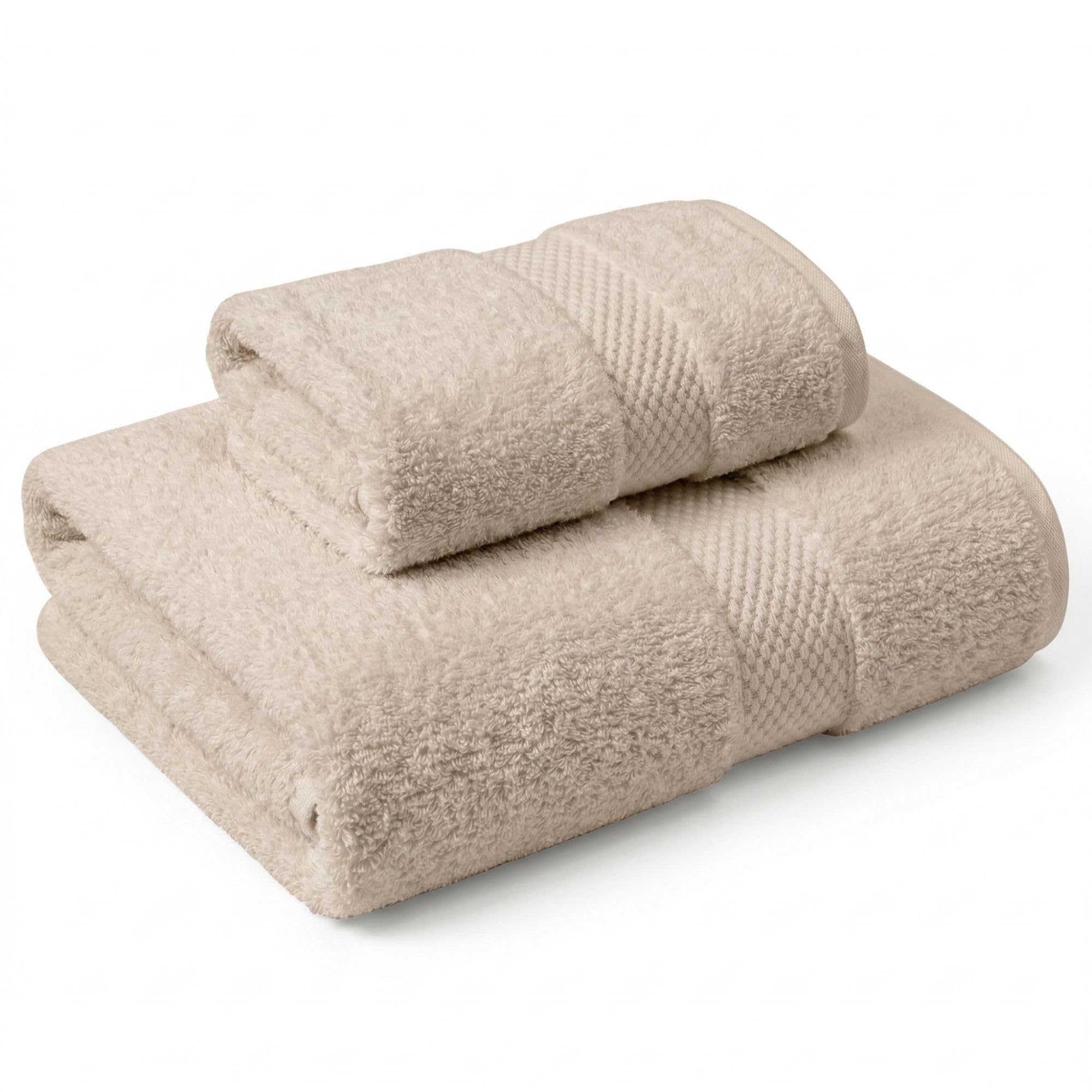 Set Asciugamani Bagno 2 Pezzi: Viso (50x100 cm) & Bidet (40x60 cm)