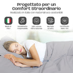 Lenzuola Letto Cotone Made in Italy, Completo Letto - Diversi colori - 3 TAGLIE