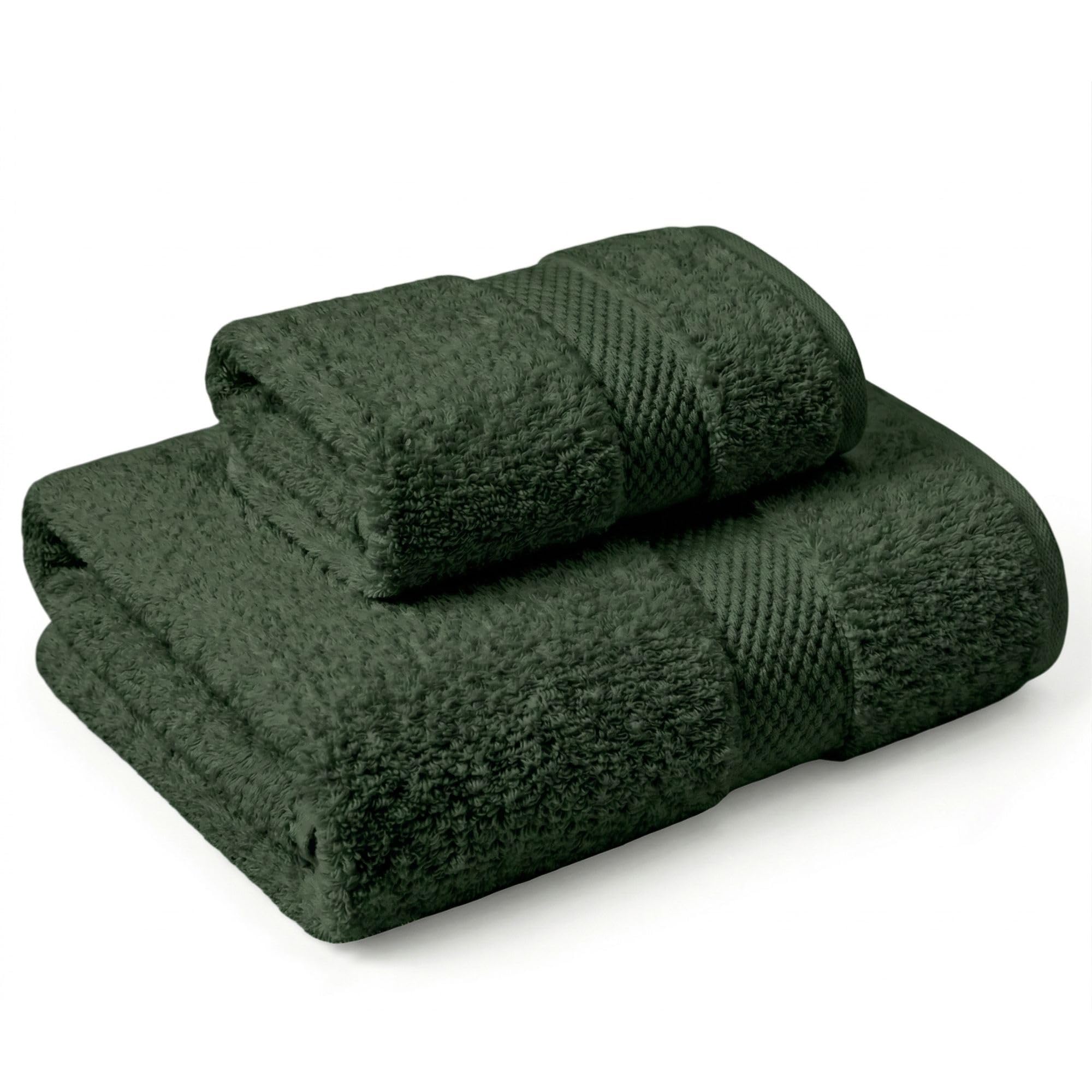 Set Asciugamani Bagno 2 Pezzi: Viso (50x100 cm) & Bidet (40x60 cm)