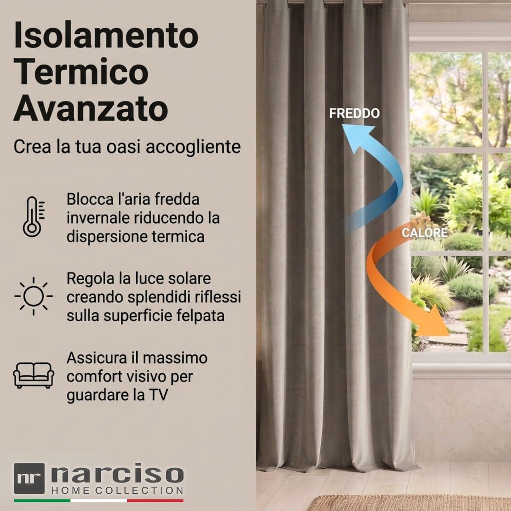 Tende Oscuranti per Interni Pregiato Velluto