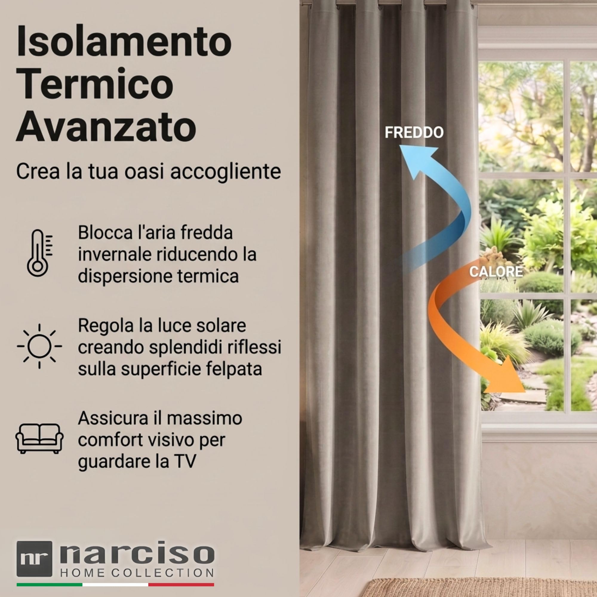 Tende Oscuranti per Interni Pregiato Velluto