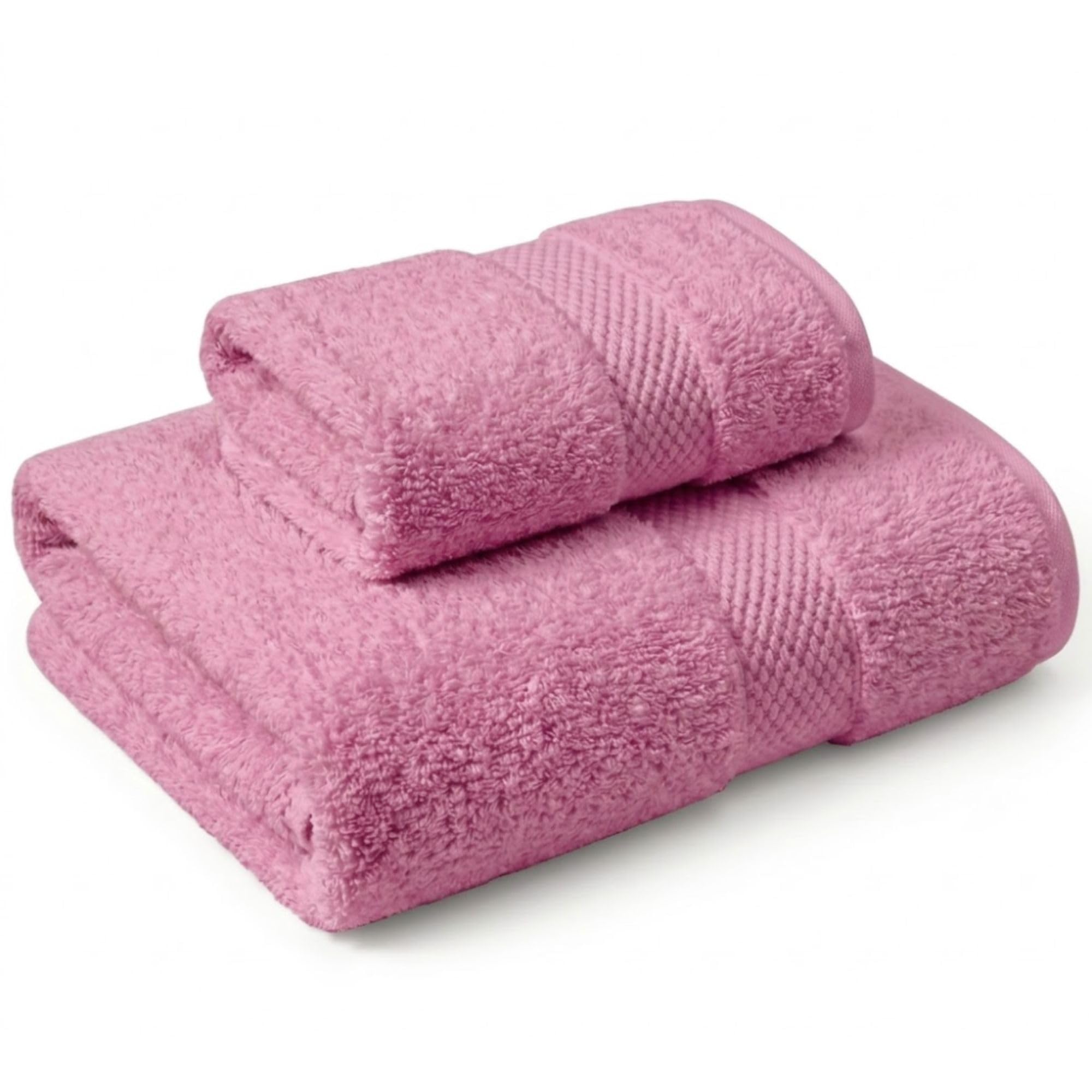 Set Asciugamani Bagno 2 Pezzi: Viso (50x100 cm) & Bidet (40x60 cm)