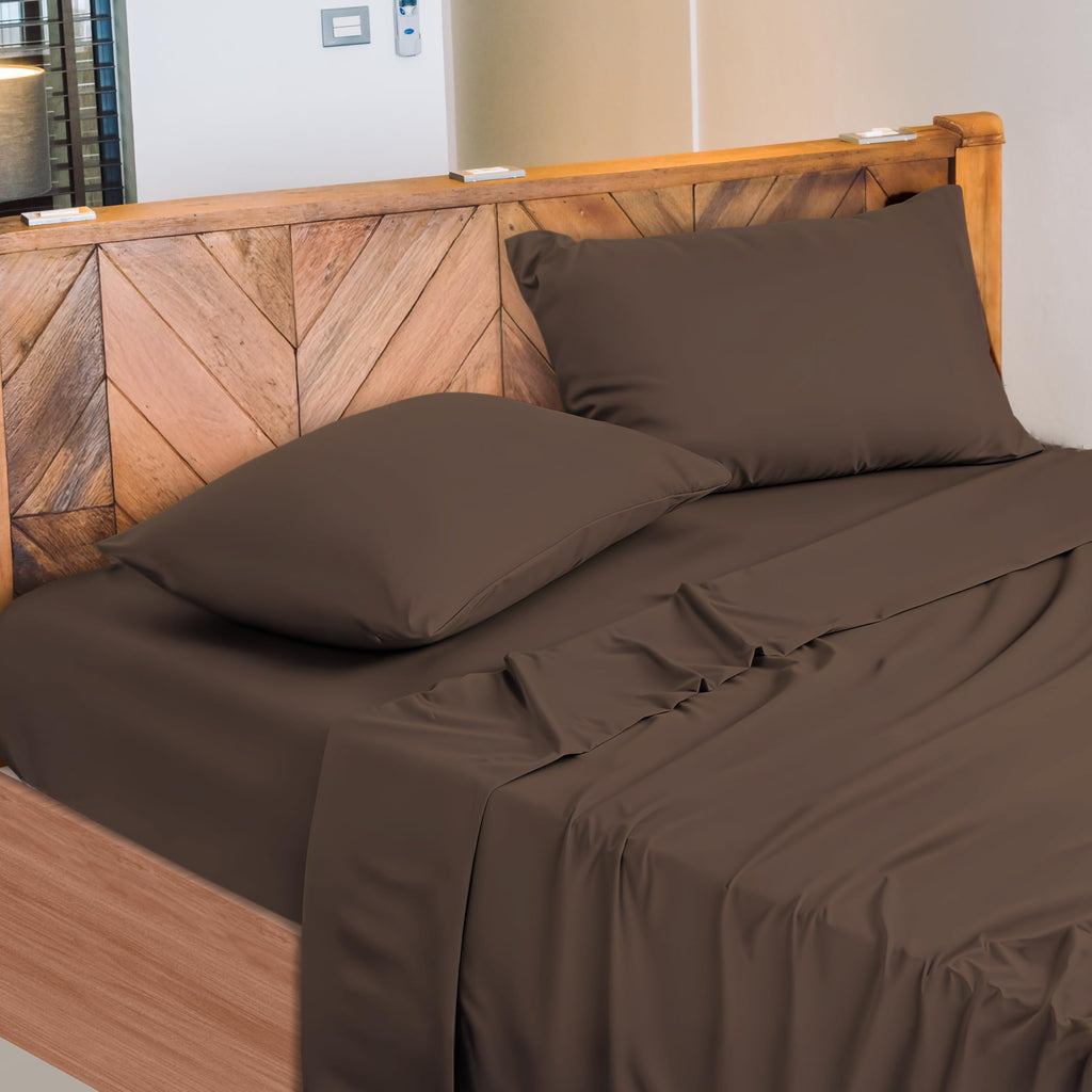 Lenzuola Letto Cotone Made in Italy, Completo Letto - Diversi colori - 3 TAGLIE