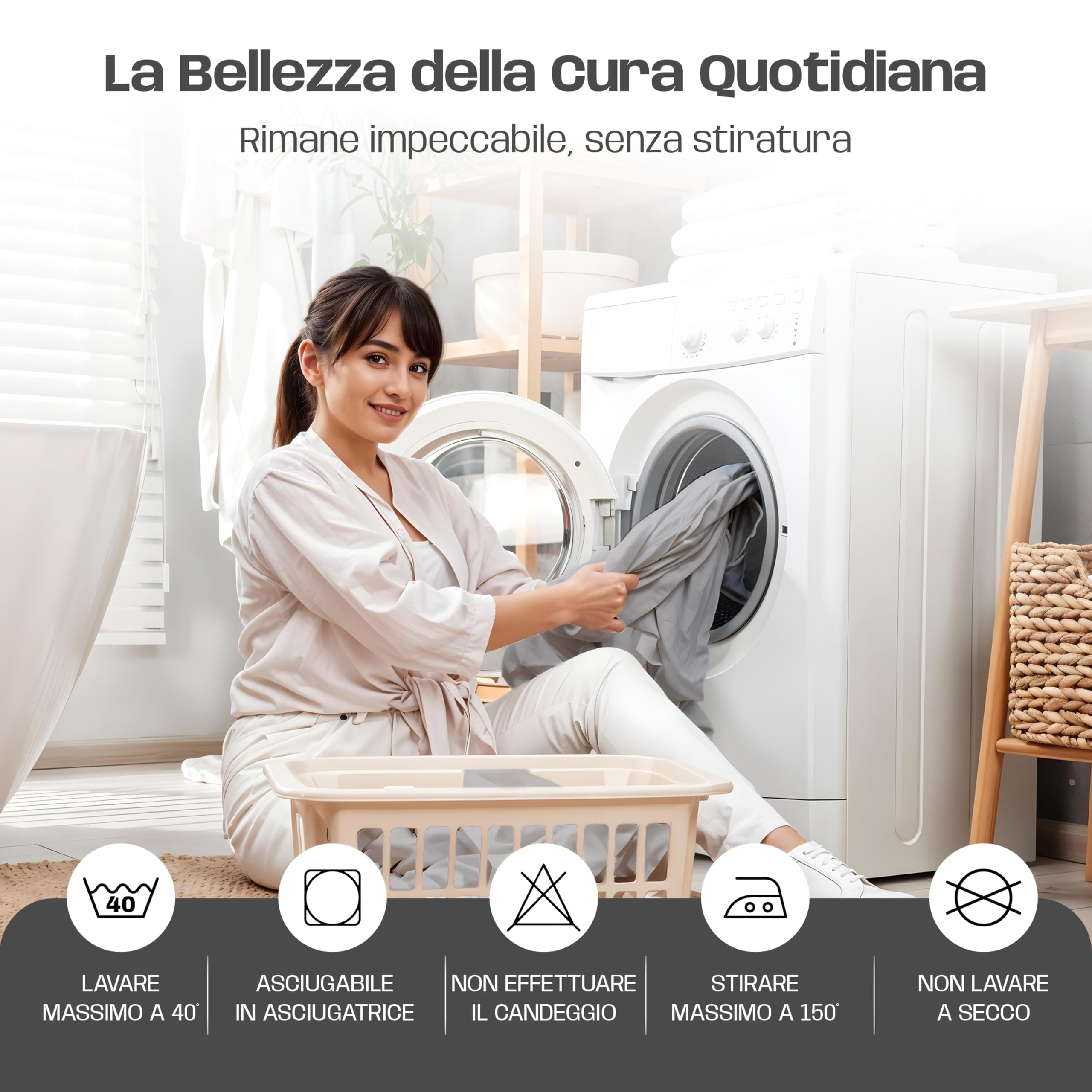 Lenzuola Letto Cotone Made in Italy, Completo Letto - Diversi colori - 3 TAGLIE
