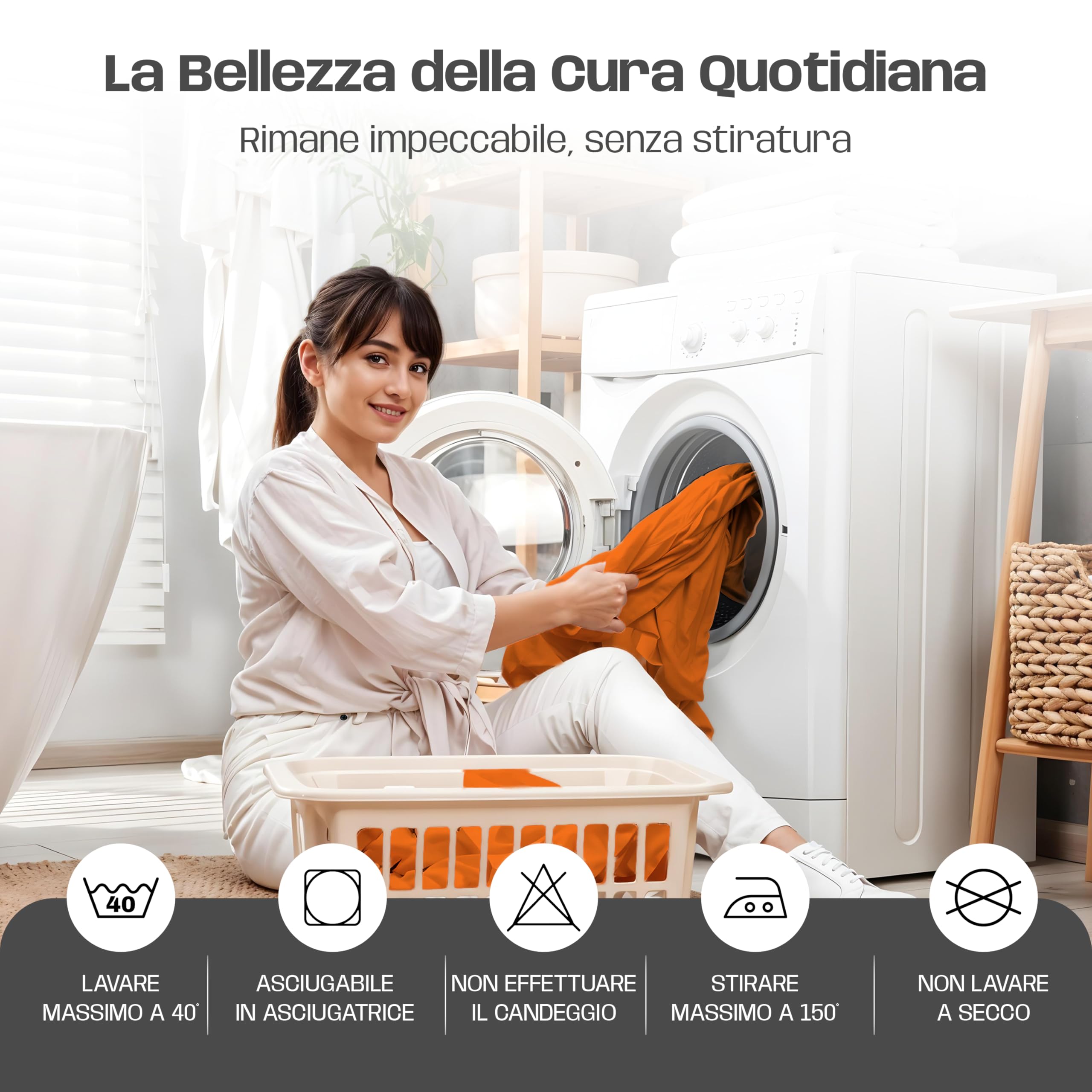 Lenzuola Letto Cotone Made in Italy, Completo Letto - Diversi colori - 3 TAGLIE