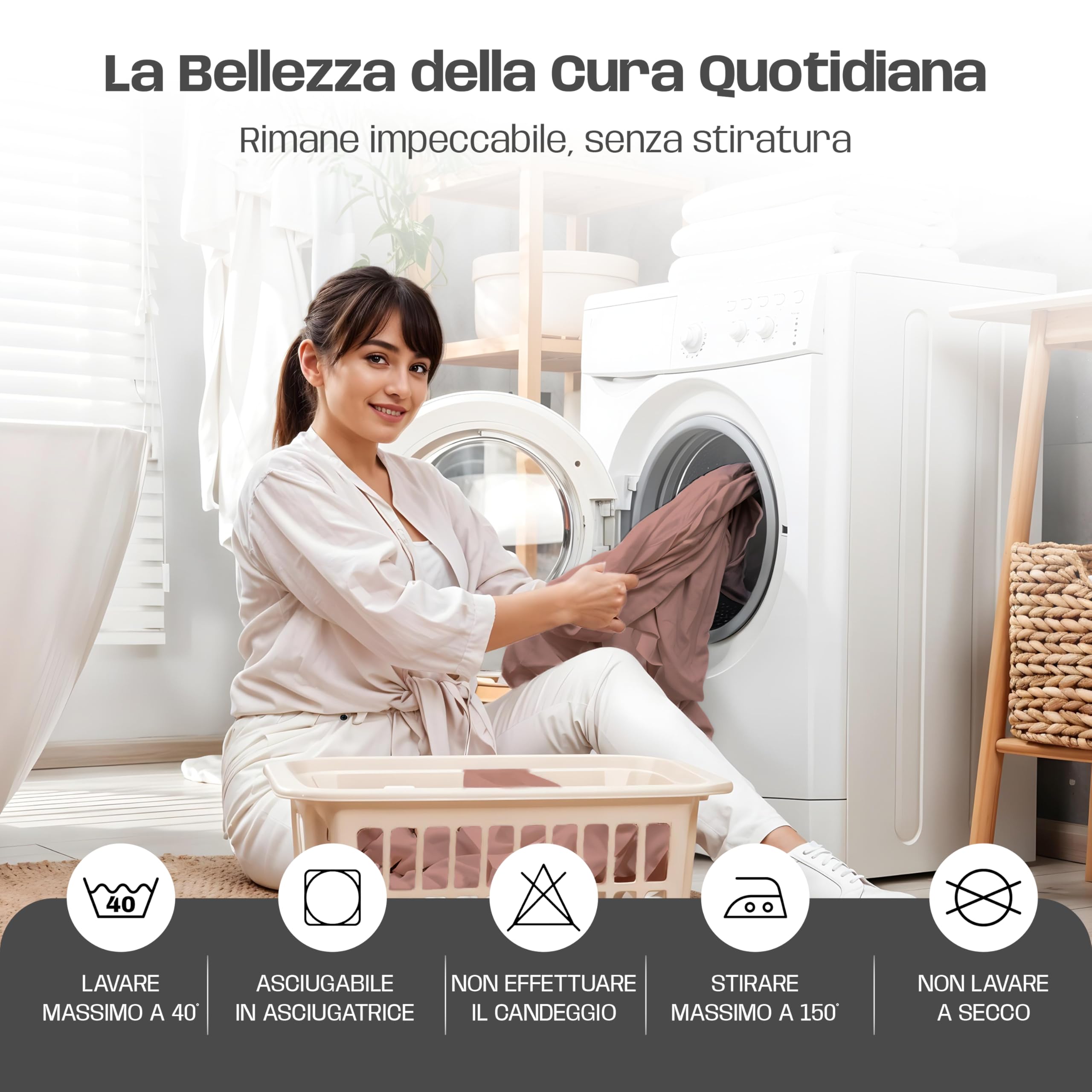 Lenzuola Letto Cotone Made in Italy, Completo Letto - Diversi colori - 3 TAGLIE