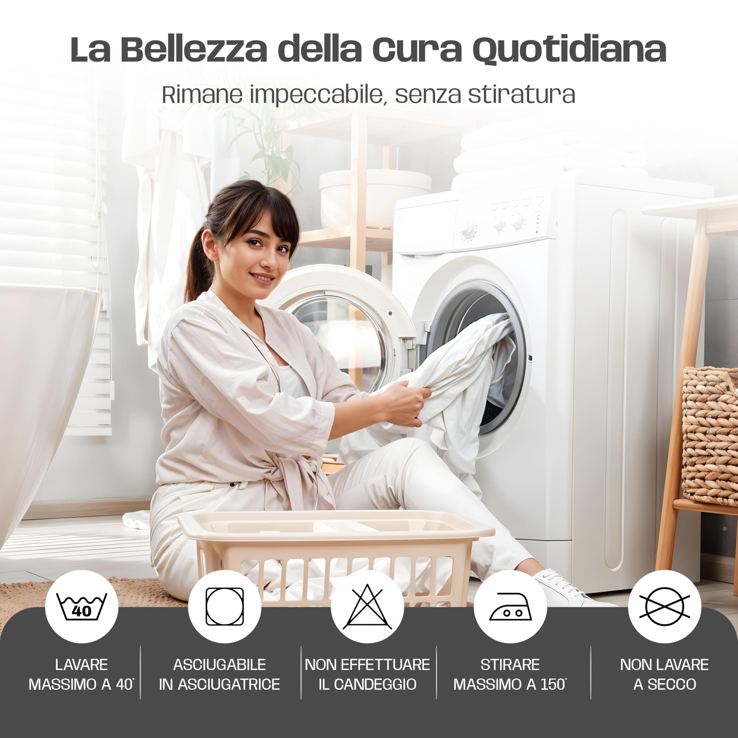 Lenzuola Letto Cotone Made in Italy, Completo Letto - Diversi colori - 3 TAGLIE