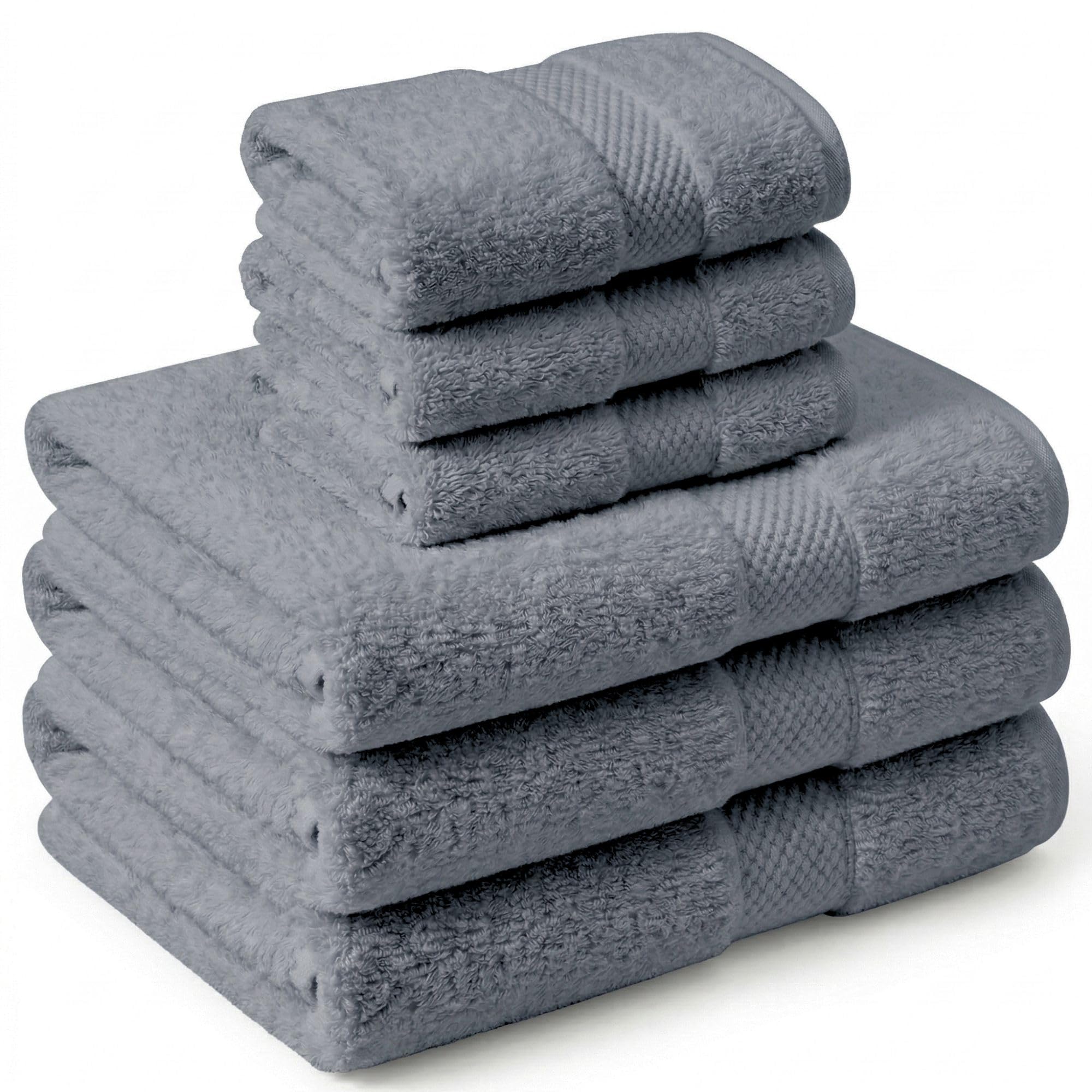 Set Asciugamani Bagno 2 Pezzi: Viso (50x100 cm) & Bidet (40x60 cm)