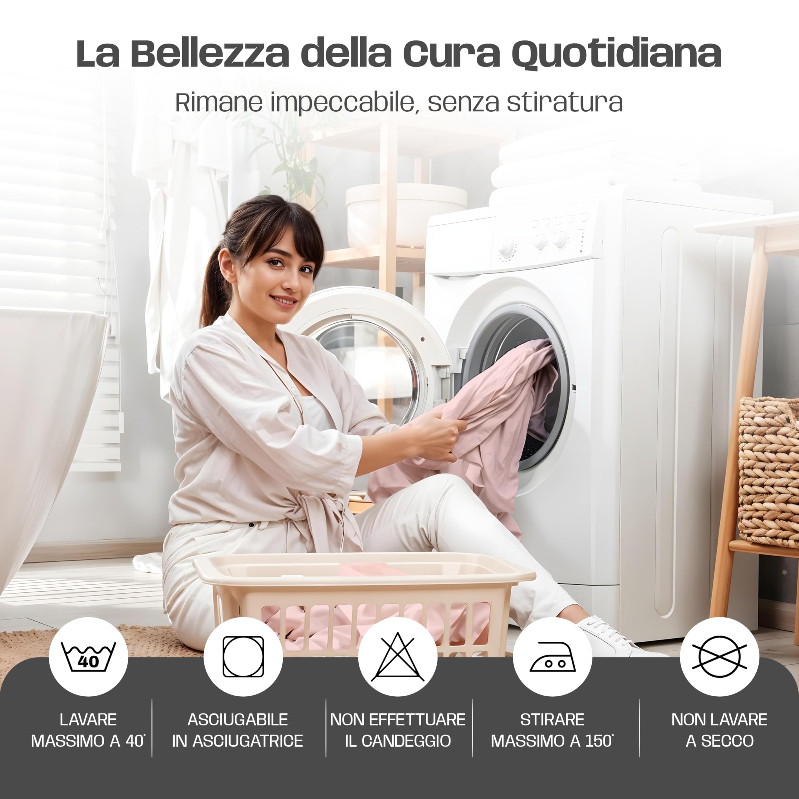 Lenzuola Letto Cotone Made in Italy, Completo Letto - Diversi colori - 3 TAGLIE