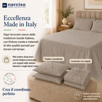 Lenzuolo Sopra 100% Cotone, Anallergico e Traspirante Abbinabile alle Nostre Federe e Lenzuolo con Angoli in Cotone, Made in Italy