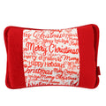 NARCISO Borsa Acqua Calda Elettrica per Ciclo, Mani, Schiena, Riscaldante, Scaldino Elettrico da Letto Scaldaletto Portatile, Boule Acqua Calda Elettrica, Sicura (Merry Christmas)
