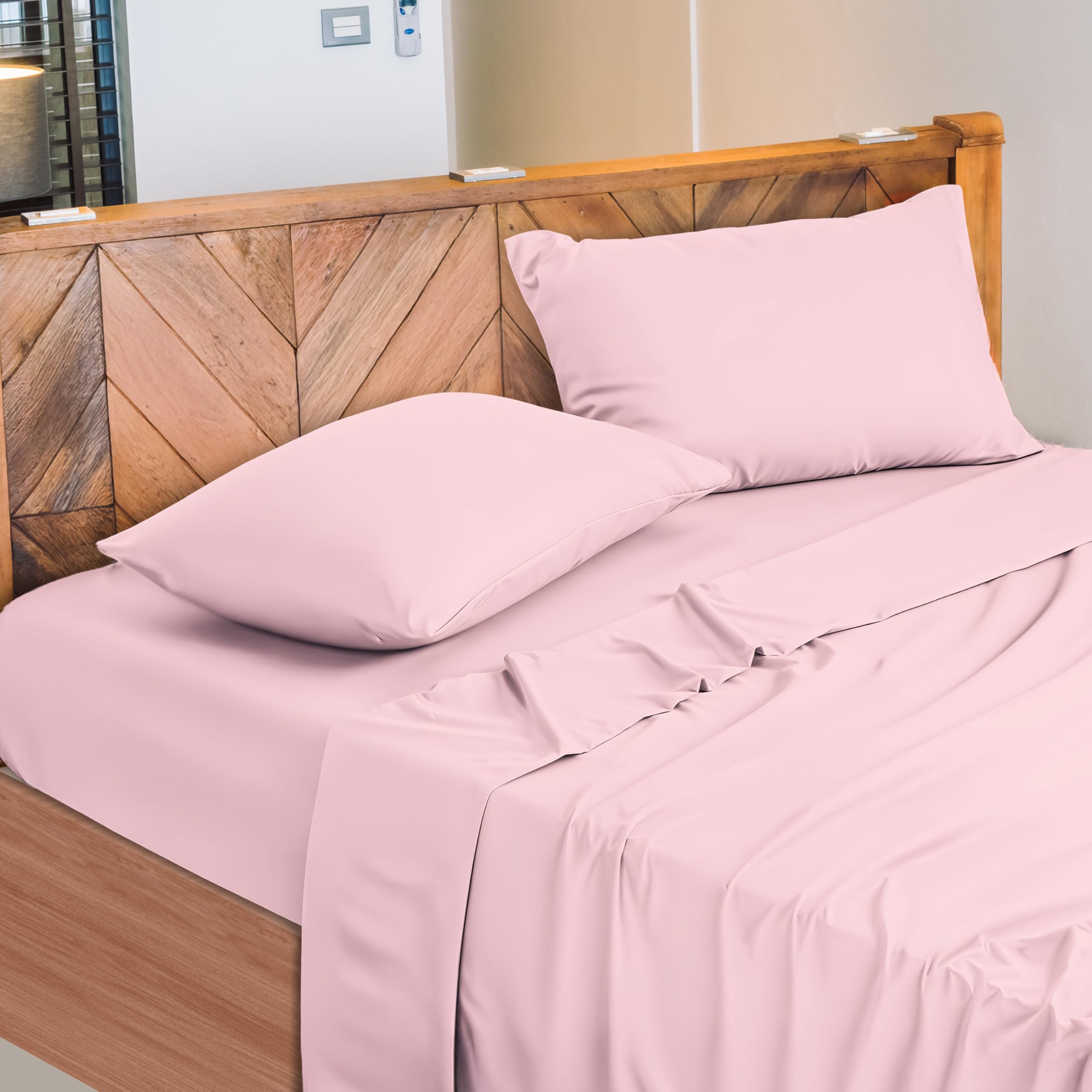 Lenzuola Letto Cotone Made in Italy, Completo Letto - Diversi colori - 3 TAGLIE