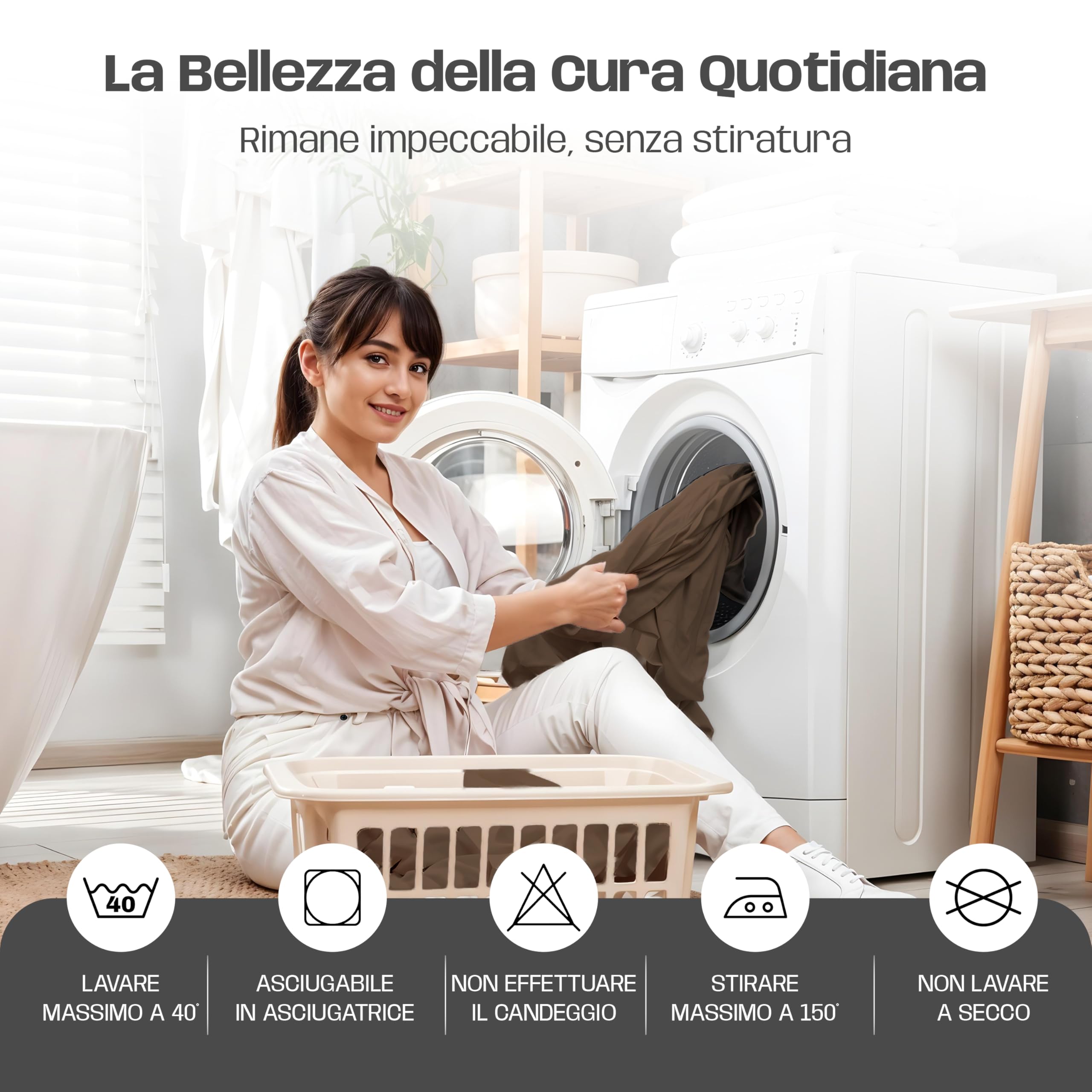 Lenzuola Letto Cotone Made in Italy, Completo Letto - Diversi colori - 3 TAGLIE