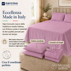 Lenzuolo Sopra 100% Cotone, Anallergico e Traspirante Abbinabile alle Nostre Federe e Lenzuolo con Angoli in Cotone, Made in Italy